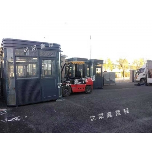 发货长春市力旺康城钢结构岗亭